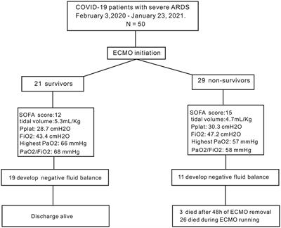 Severe Patients With ARDS With COVID-19 Treated With Extracorporeal Membrane Oxygenation in China: A Retrospective Study